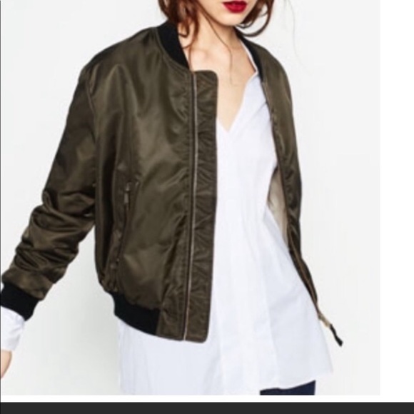 Green Bomber Jacket - Picture 1 of 4